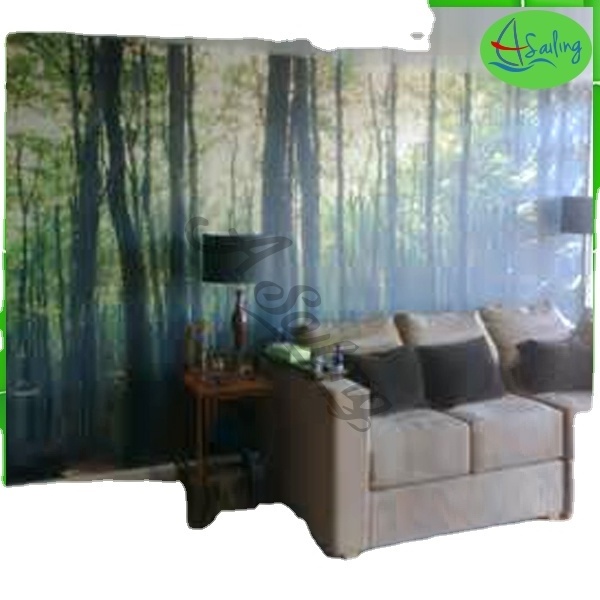 digital printing wallpaper wall mural artist forest photo display