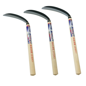 High quality steel garden farm Japanese long handle sickle for sale