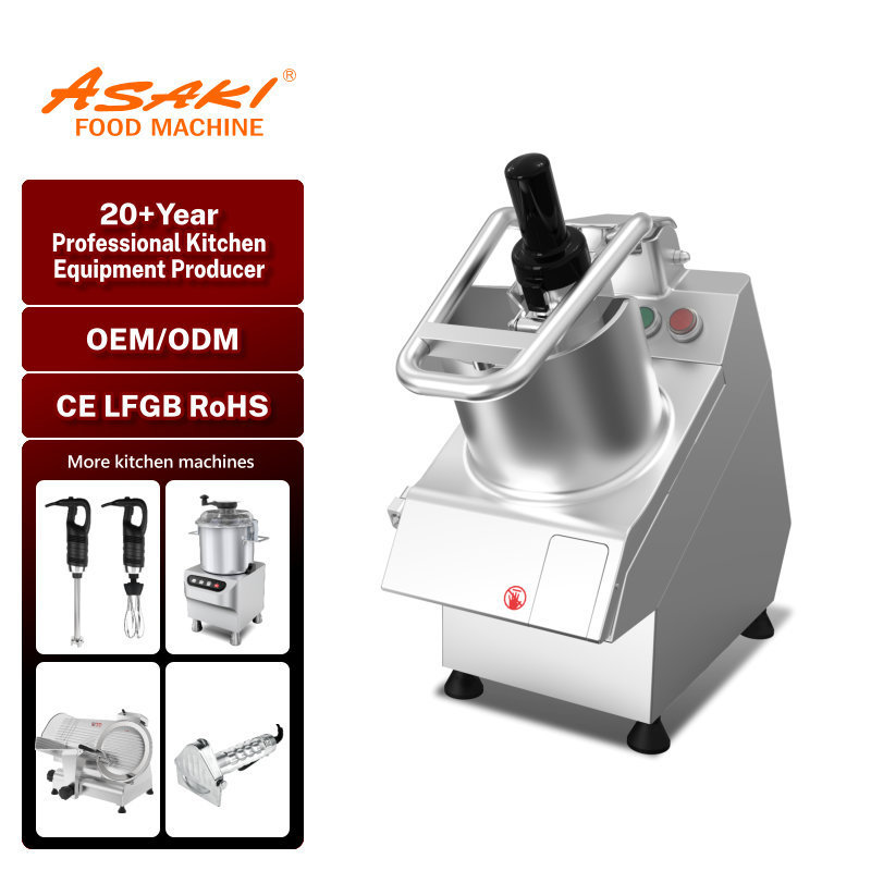 ASAKI Stainless steel Vegetable prepare machine dicing cutter Vegetable cutting machine commercial vegetable slicer