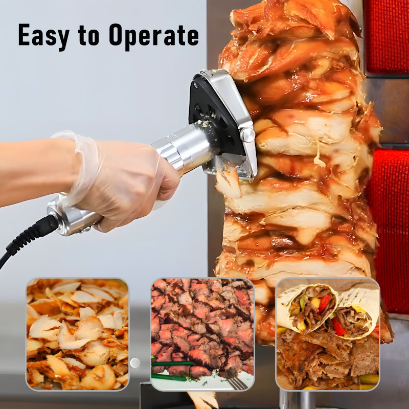 ASAKI new style Stainless steel electric doner cutter Turkey Shawarma slicer kebab slicer machine