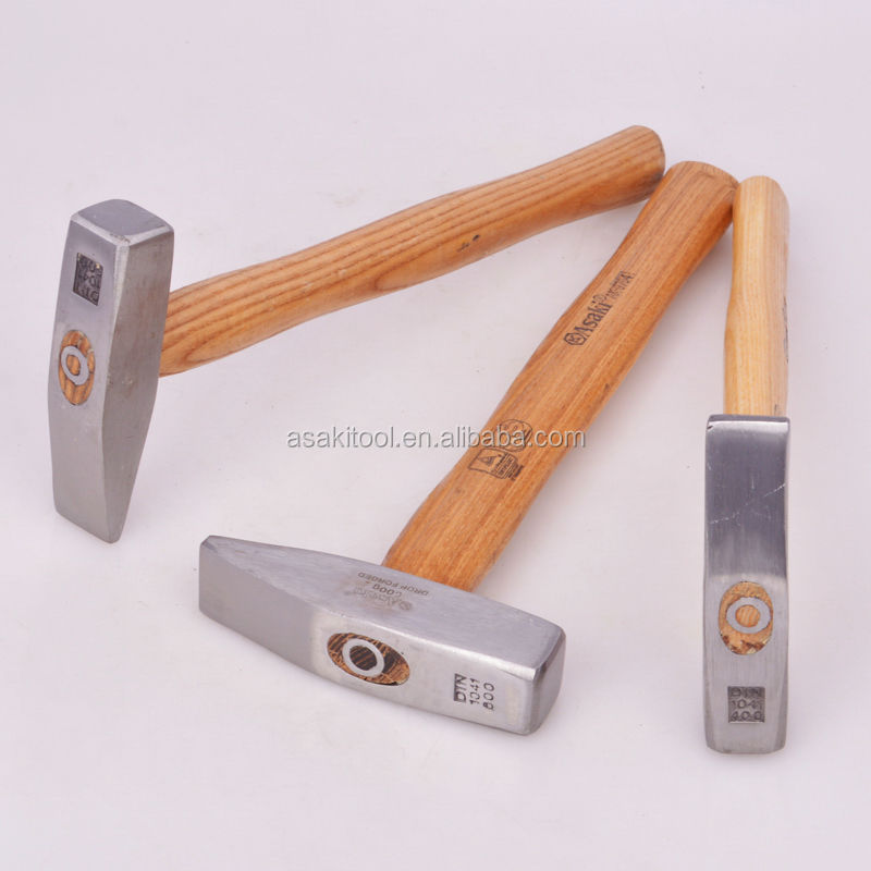 Machinist Hammers With Soft Grip Wooden Handle