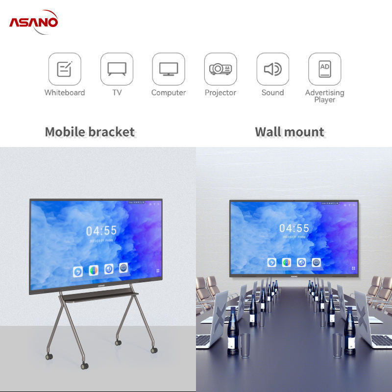 T-C298I 98 Inch Multi Touch Huge Screen All In One Pc Interactive Flat Panel For Business Android Usb Windows office SeriesASANO