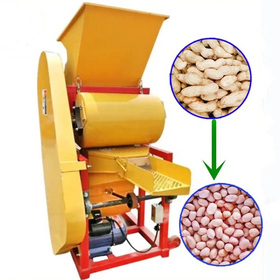 Automatic Peanut Shelling Machine Peanut Hulling Mini Peanut Sheller Machine