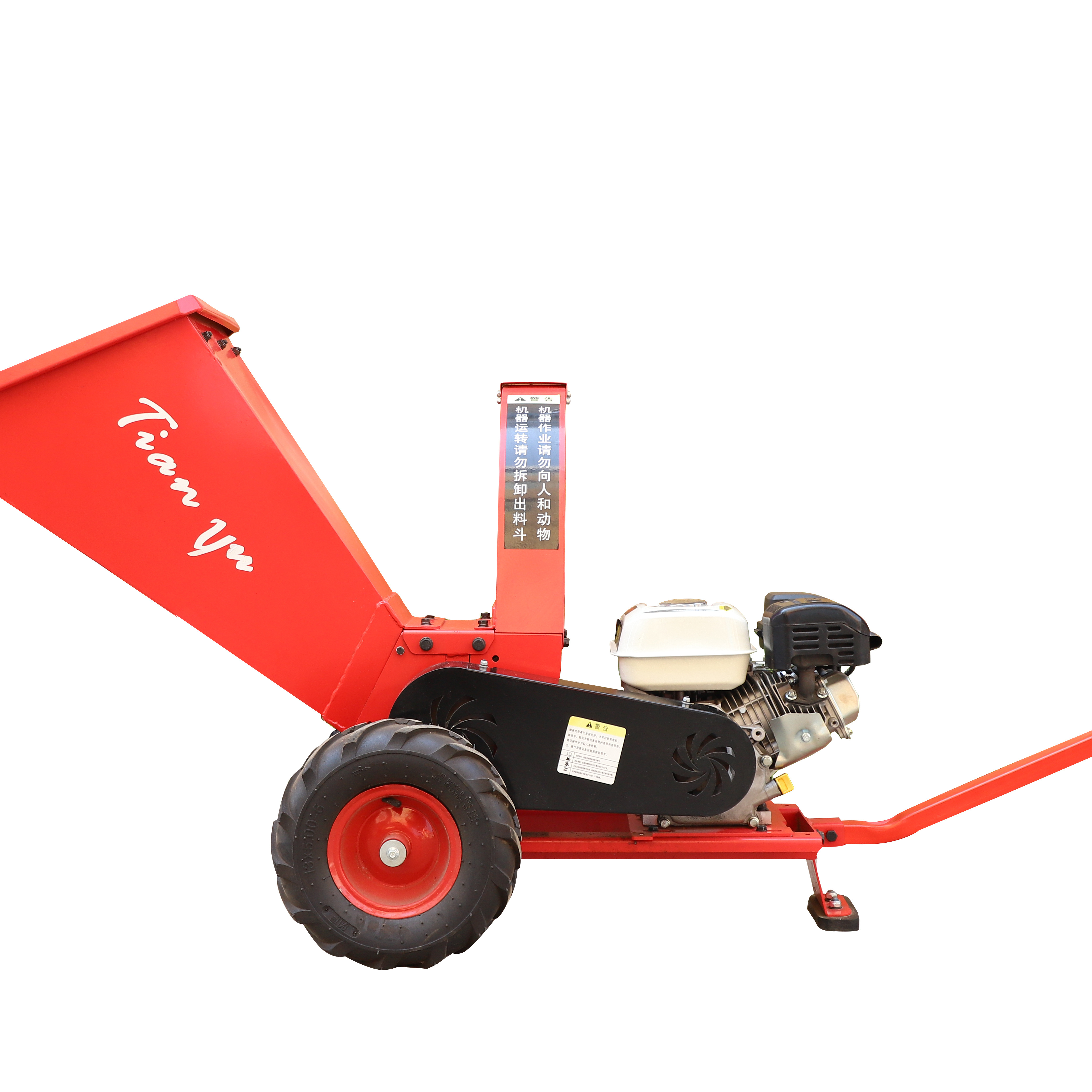 6.5Hp 15 Hp 6 Inch 8 Inch10 Inch Gasoline Engine Tree Branch Wood Chipper Shredder Wood Chipper Machine