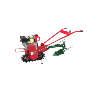 Farm Mini Diesel Walking Hand Tractor Tiller Rotary Plough Machine / Crawler Type Micro Tiller Price