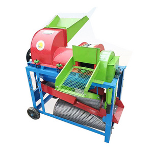 Multi-functional Heavy Duty Husk Engine Operated Corn Rice Seed Seperate Harvester and Thresher for Soya