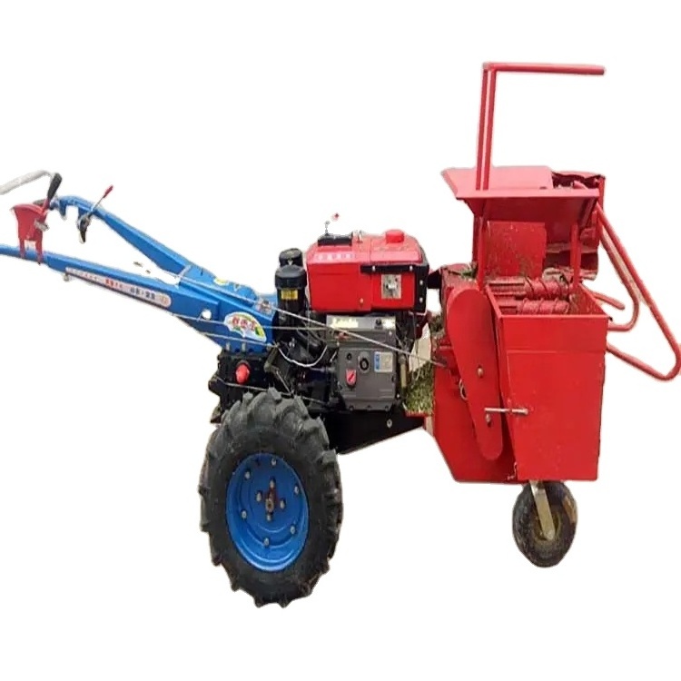 Wholesale Price Small Diesel Drive Corn Harvesting Machine Farm Machinery Single Row Corn Harvester For Walking Tractor