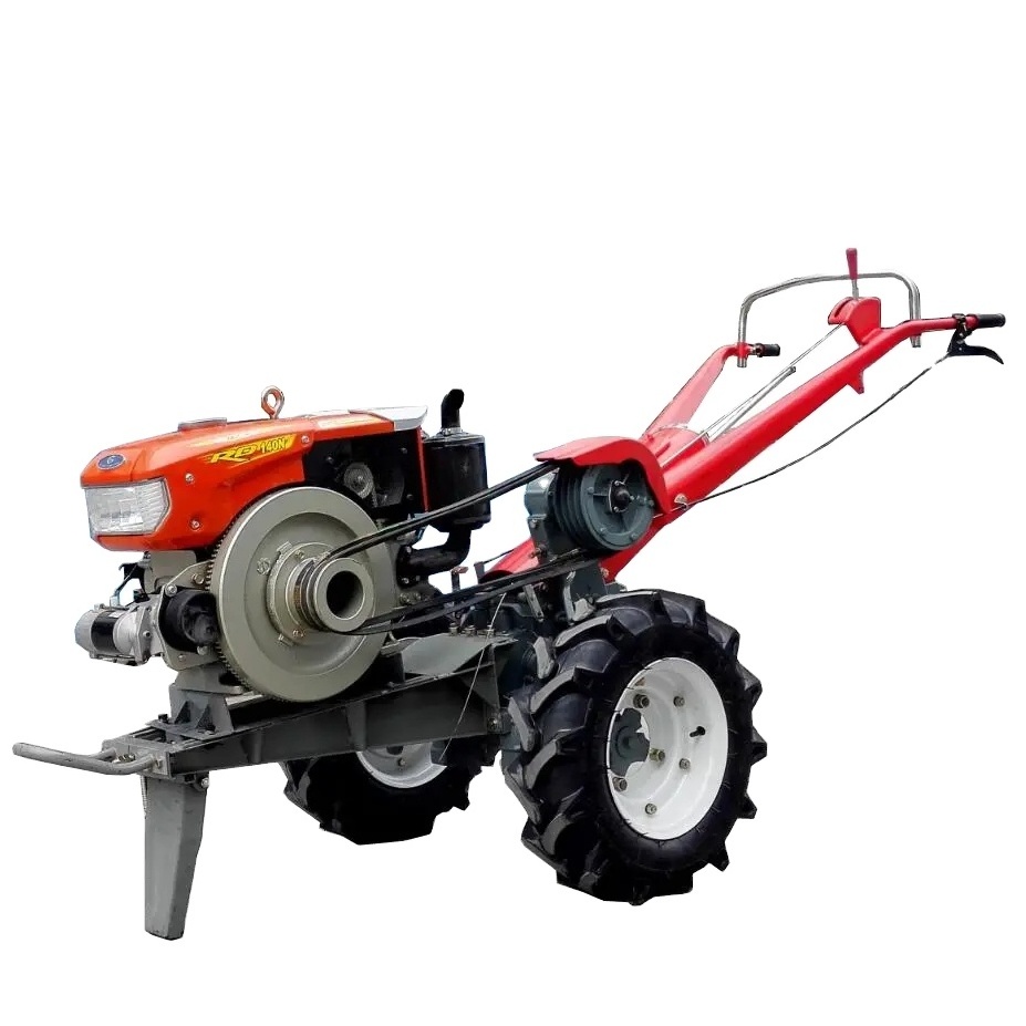 China Agriculture Machine Motocultor Garden Farm 12HP 15HP 18HP Diesel Two Wheel Walk Behind Cultivator Rotary Mini Power Tiller