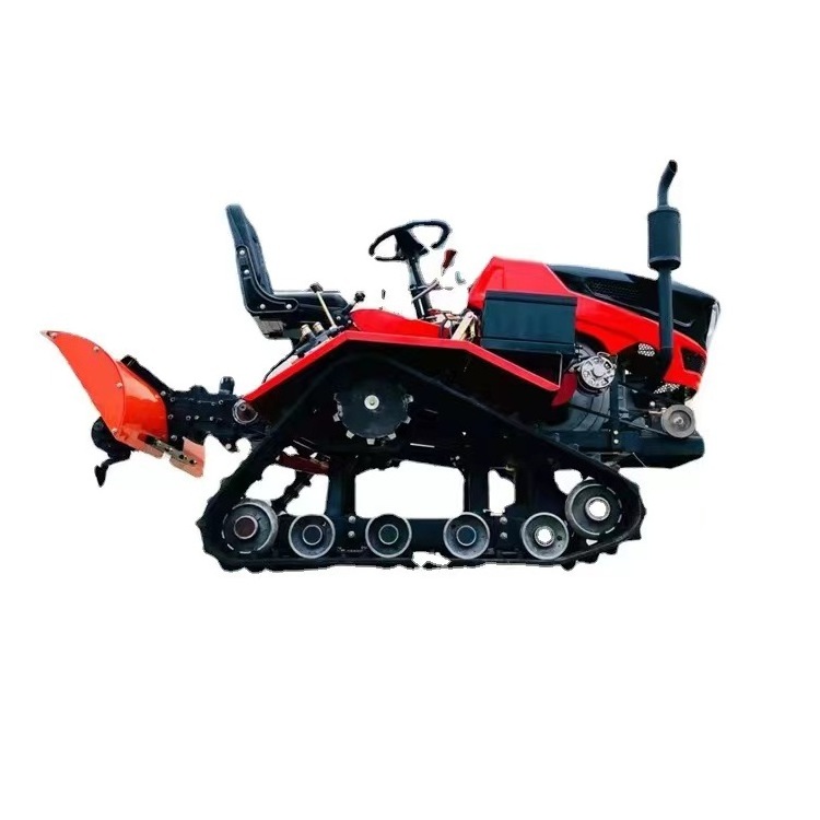 25HP 35HP 50HP paddy and dry land Farm tractor with front loader mini crawler tractor