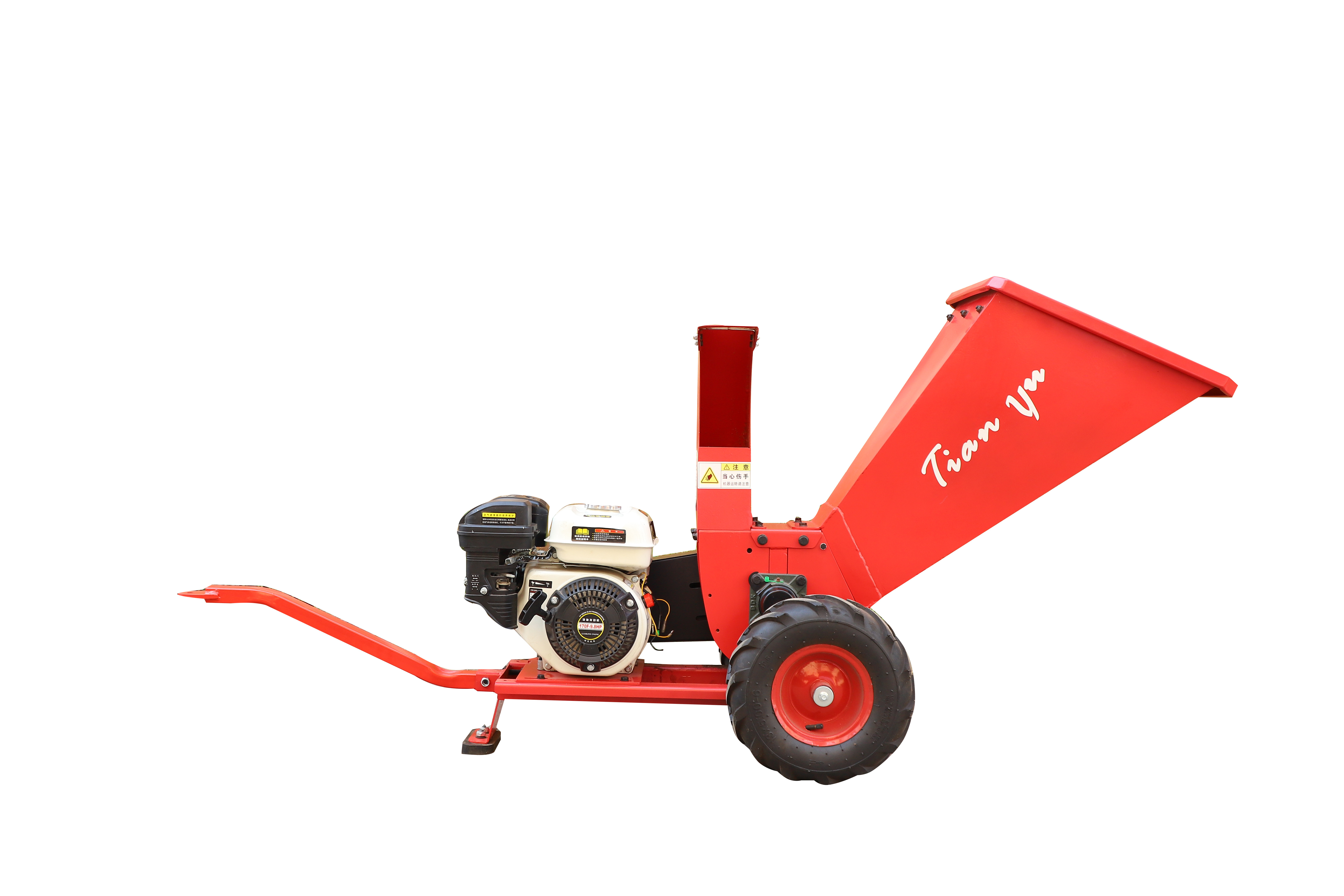 6.5Hp 15 Hp 6 Inch 8 Inch10 Inch Gasoline Engine Tree Branch Wood Chipper Shredder Wood Chipper Machine