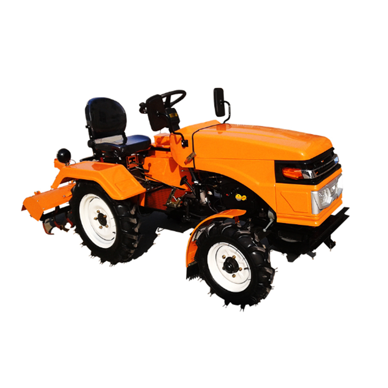 35HP 45HP 4x4 Mini Farm Compact Tractor with Front Loader and End Backhoe Made in China