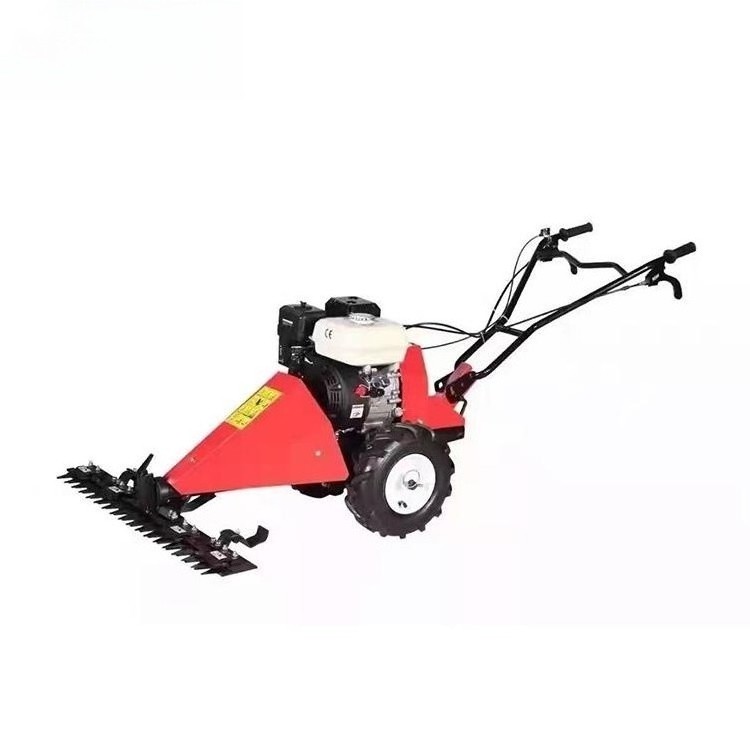 Garden Grass Mowing Walk Behind Sickle Bar Mower / Diesel Power Scythe Mower Supply