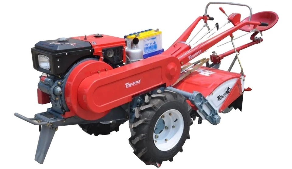 China Agriculture Machine Motocultor Garden Farm 12HP 15HP 18HP Diesel Two Wheel Walk Behind Cultivator Rotary Mini Power Tiller