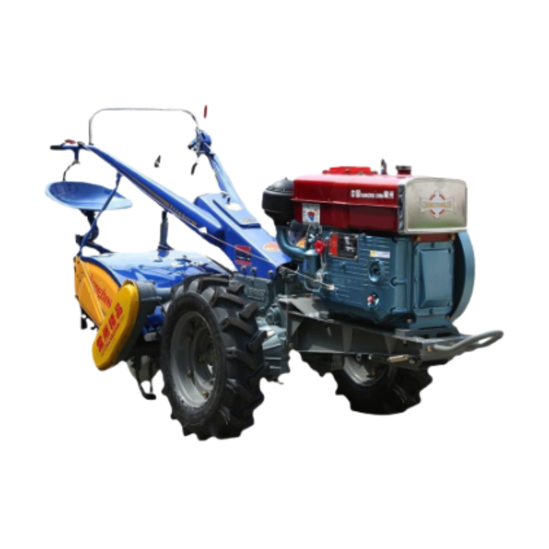 12hp 15hp 18hp 20hp 22hp Two Wheeled Mini Walk Behind Tractor Power Tiller Walking Tractor with Diesel Engine