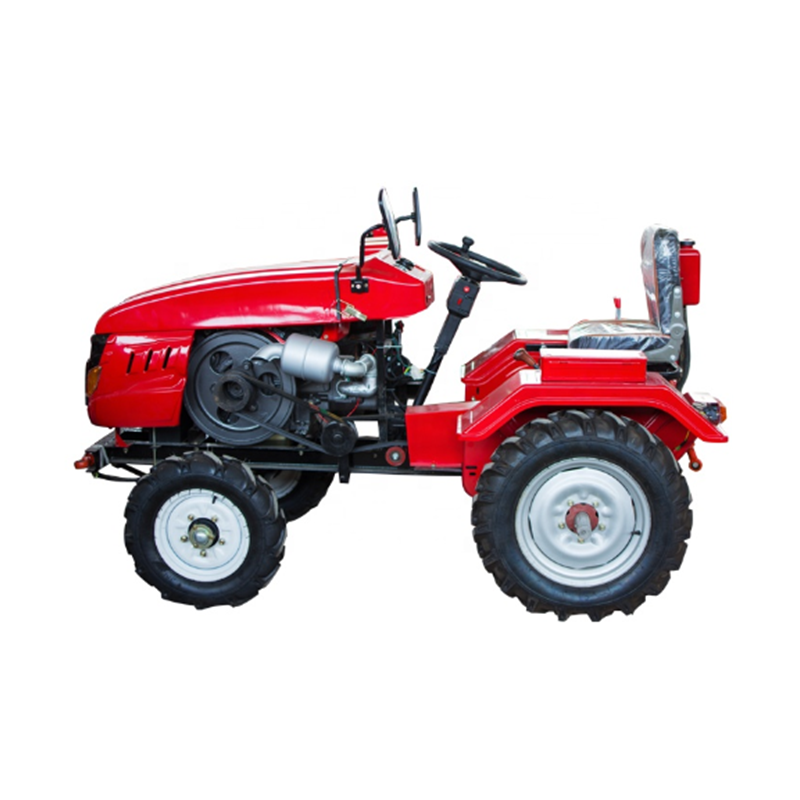 35HP 45HP 4x4 Mini Farm Compact Tractor with Front Loader and End Backhoe Made in China