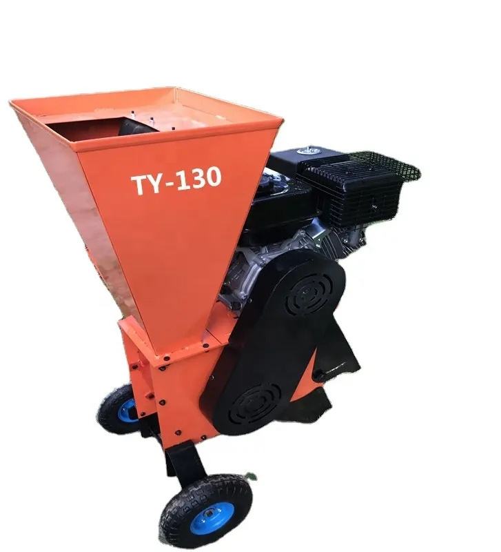 OEM Efficient Chipper Shredder Autofeed 15HP Petrol Electric Wood Chipper Energy Saving Mini Wood Chipper Shredder