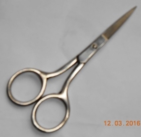 Matt Polish Sharp Blades Top Quality Fish Pattern Cuticle Nail Scissors Eyebrow Scissors Fingers Cuticle Trimmer Lady scissors