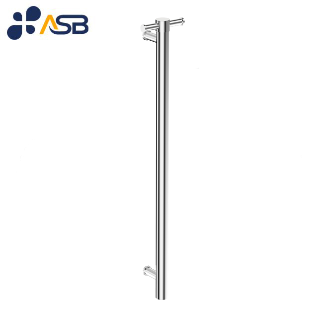 Bathroom Accessories Vertical Towel Rail 900mm Chrome