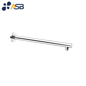 Bathroom Wall Mounted Brass Shower Arm Chrome Plated Square 400mm