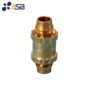 Three point copper repair connector double connect two three point hoses Hose Joiner 18mm 12mm Brass