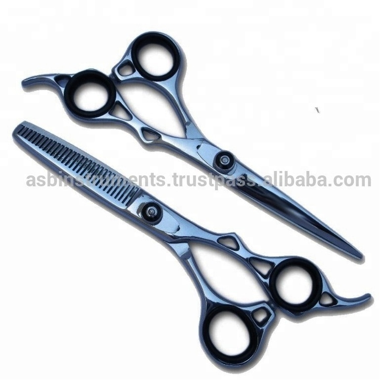 Hair Cutting Scissors Set Stainless Steel Professional 6 Inch Customized Logo Barber Hair Dressing Scissors Shears