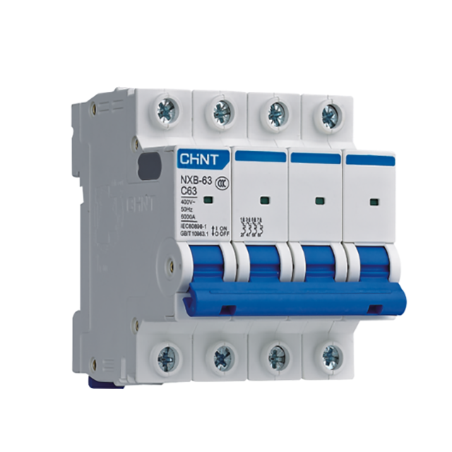 Chint cheapest MCB NXB-63 1P 2P 3P 4P 6A 10A 16A 20A 32A 40A 63A B C D Electromagnetic Chint NXB-63 Miniature Circuit Breaker