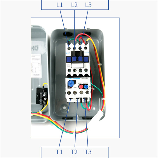 Chint Nq2-15p/1 220V/13A Electromagnetic Starter 220V 3kw Magnetic Switch Phase Overload Protection