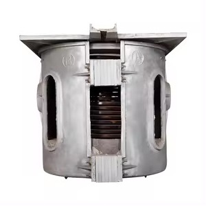 Medium Frequency Induction Melting Furnace 1ton 1.5ton 2ton fro Steel melting KGPS Technology Aluminium shell furnace structure