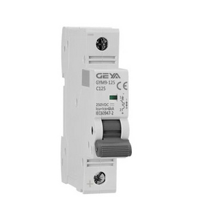 GEYA GYM9 DC circuit breaker Air switch 125A overload short circuit protection 1P2P3P4P Single bus 1P 80A-DC