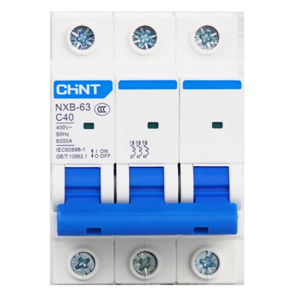 Hot sale CHNT NXB-63 series MCB 1A 2A 3A 4A 6A 10A 16A 20A 25A 32A 40A 50A 63A miniature circuit breaker