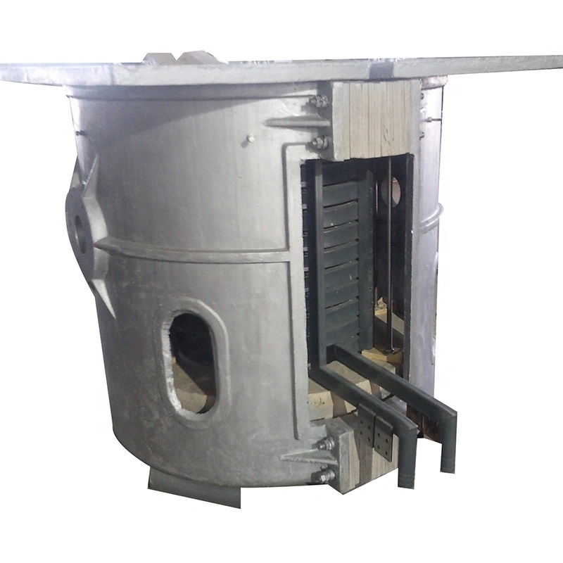 Medium Frequency Induction Melting Furnace 1ton 1.5ton 2ton fro Steel melting KGPS Technology Aluminium shell furnace structure