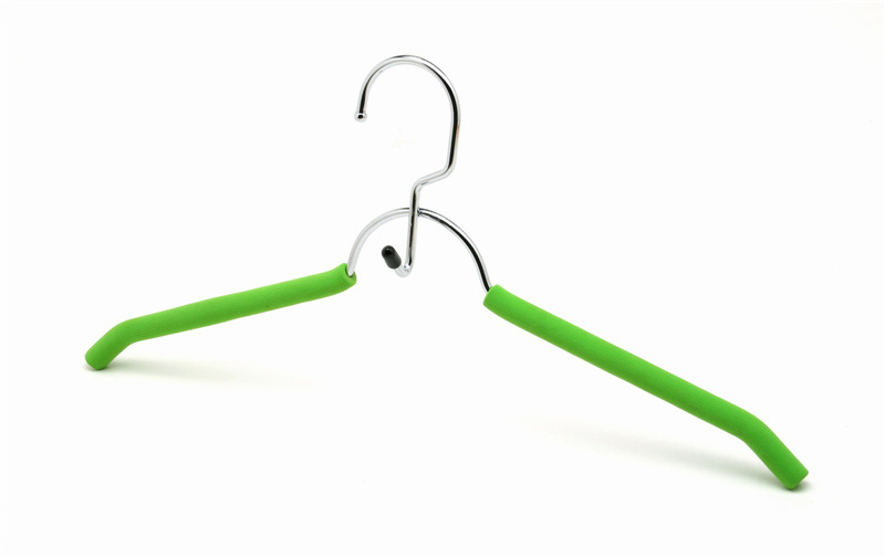 Nonslip EVA Foam padded covered wire metal hanger eva coat hanger