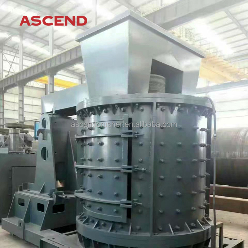 high capacity 50 ton per hour gravel sand making vertical shaft impact compound crusher machine