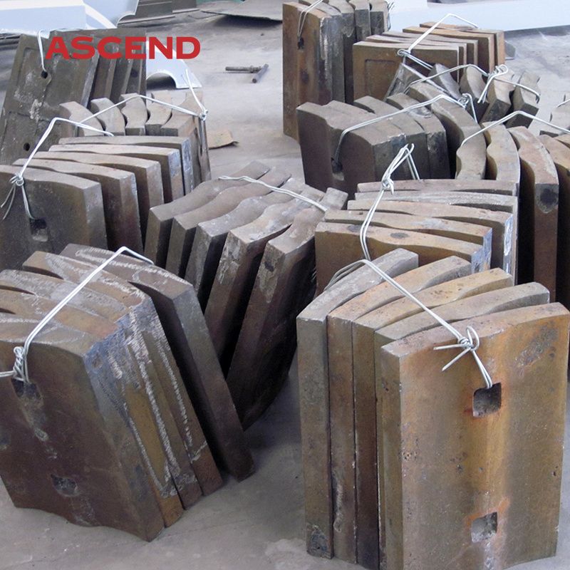 Low price OEM customize cast alloy ball mill liners wear resistant lining plate spare parts