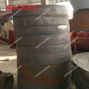 1200 1400 gold wet pan mill chilean mill casting steel roller and ring spare parts for Peru, Sudan and Mauritania