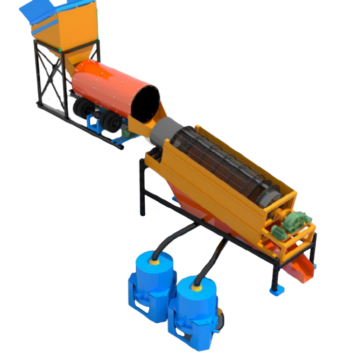 Small Scale Mining Gold Ore Process Washing Plant