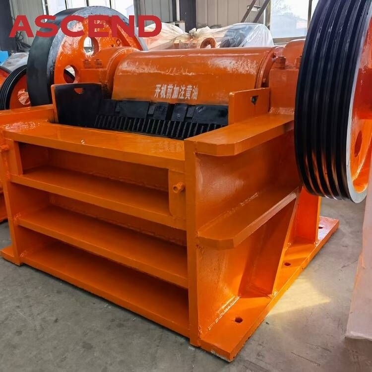 Rock marble gravel PE250x1200 PE300x1300 PEX series jaw crusher in gold mining railway