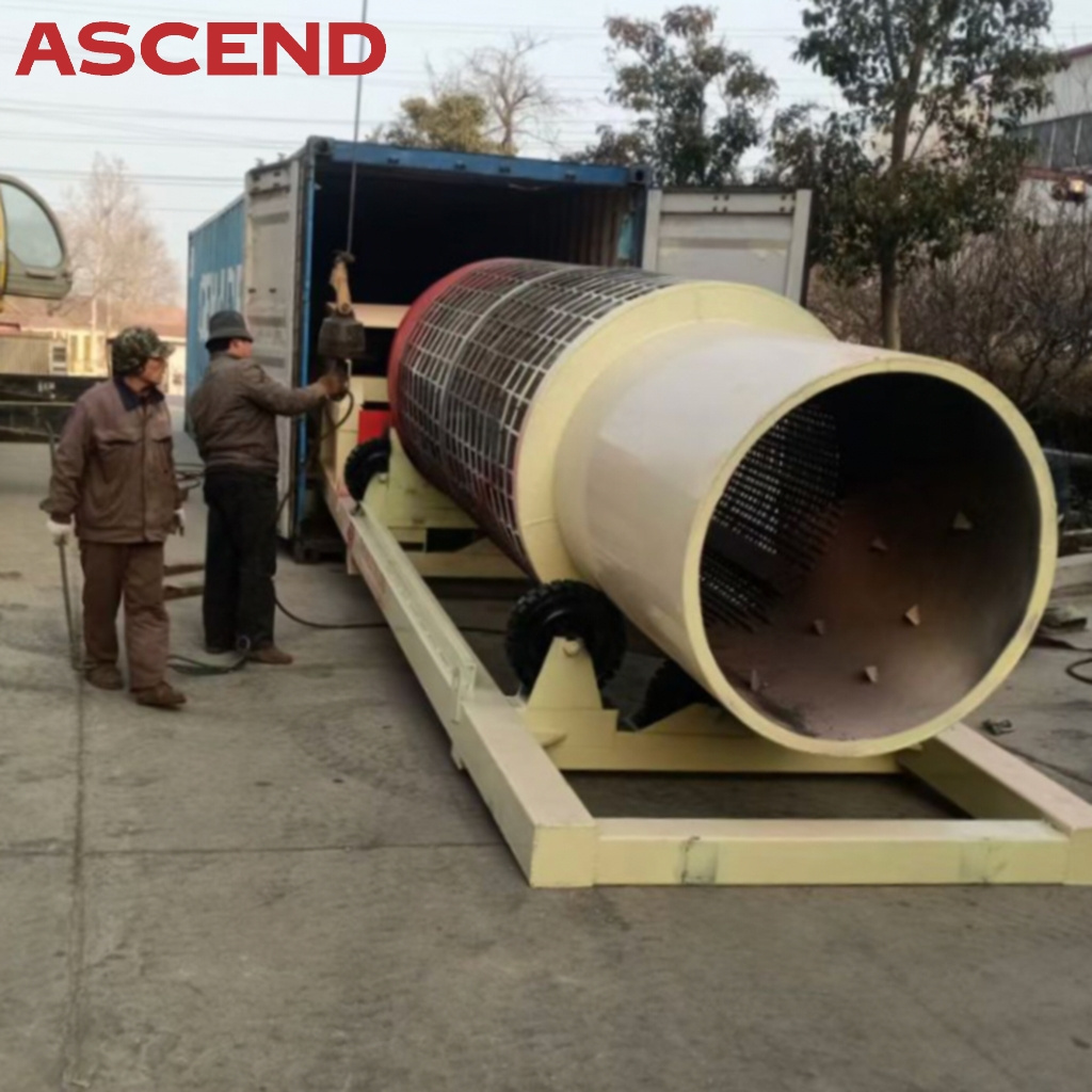 Gold Drum Trommel Screen Wash Plant Mining Machinery For Sale