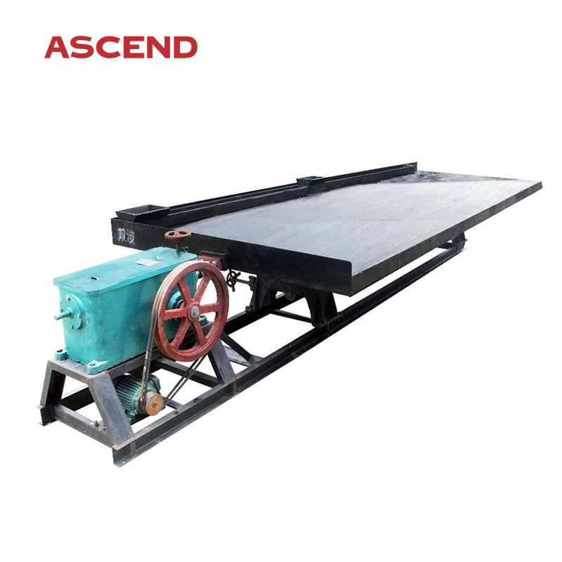 Fine gold recovery machine Ascend gold shaking table separator gold 6s model shaker table 1 ton per hour capacity