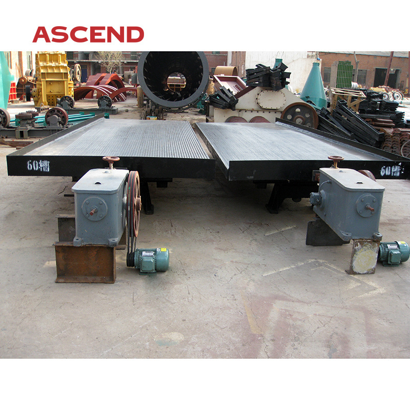 Fine gold recovery machine Ascend gold shaking table separator gold 6s model shaker table 1 ton per hour capacity