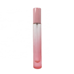 Custom 10ml Empty Luxury gradient pink color Spray Perfume Bottle pink perfume bottles and packaging