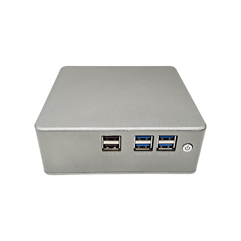 Cheap Metal Case Windows Mini Pc 8USB Dual Display Intel Core I3 I5 I7 Fan Mini Computer SSD Support OEM ODM For home Use