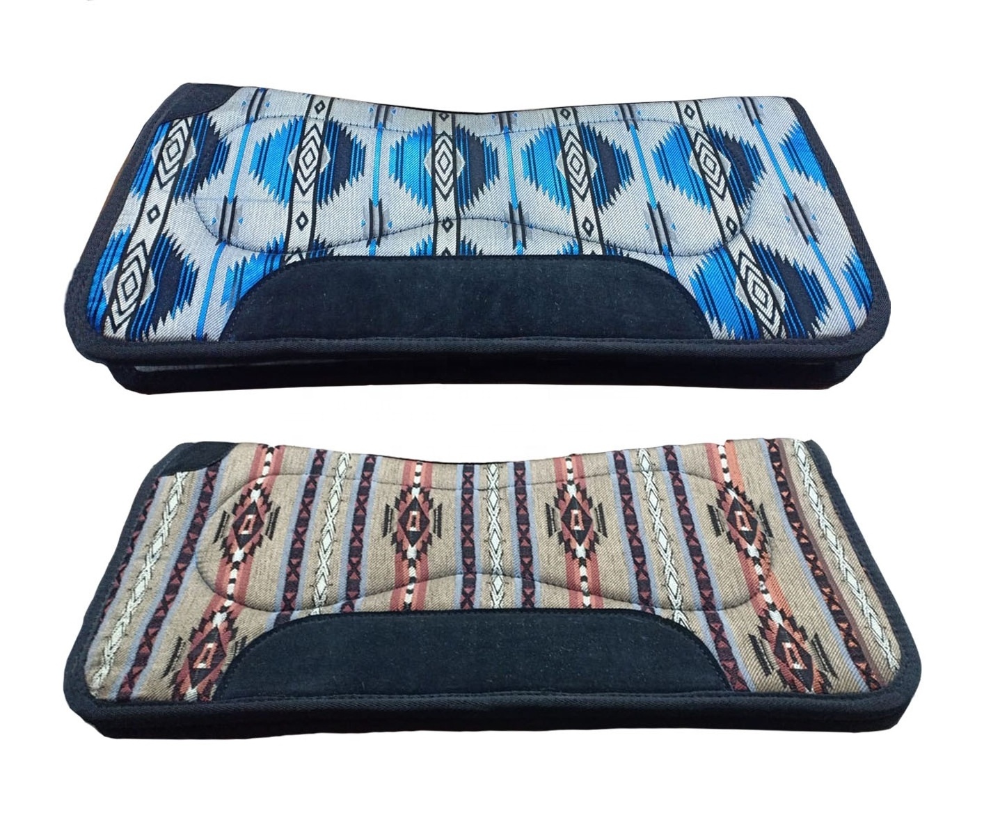 Custom design Western Saddle pad made of Jacquard Felt padding for horse riding equipment wholesale