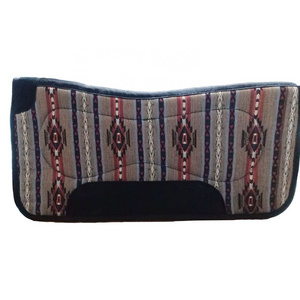 Best quality Horse Saddle pad made of Jacquard Felt padding in western style by Indian manufacturer