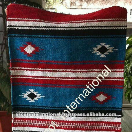 Wholesale custom Navajo Horse Blanket Saddle Pad cotton riding racing Equipment lightweight foldable outdoor sports accessories