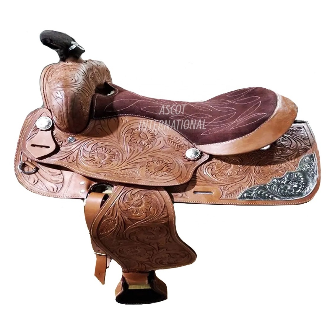 Top selling Western Leather Saddle Handmade Jumping Western Horse Riding Saddle for equestrian wholesale india