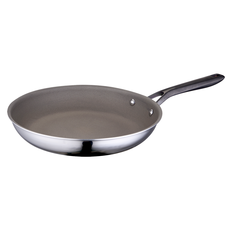 Titanium Plasma Uncoated Non-stick Try-ply Cookware Set Triply Stainless Steel 304 And 403 No Chemical Coating Cookware