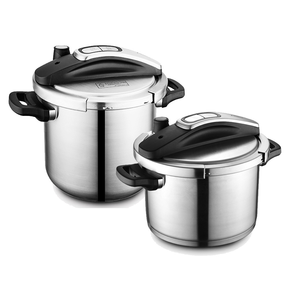 Three-ply Steel Induction Pressure Cooker Stainless Steel Fast Cook Olla Pressure Cookers