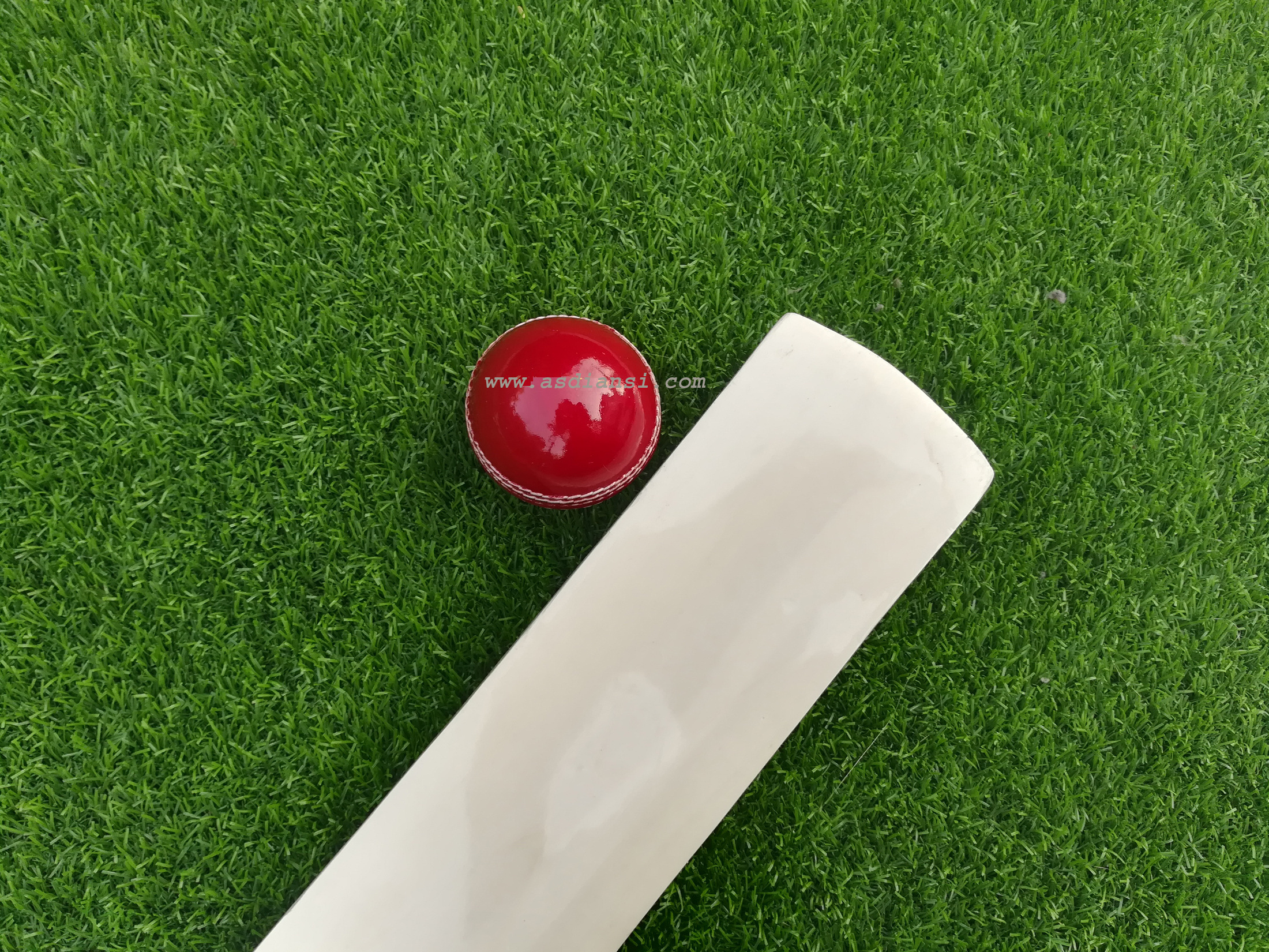 Custom Logo Cricket Ball Hand Stitched 50 Overs High Quality Leather Red White ball cow leather balls