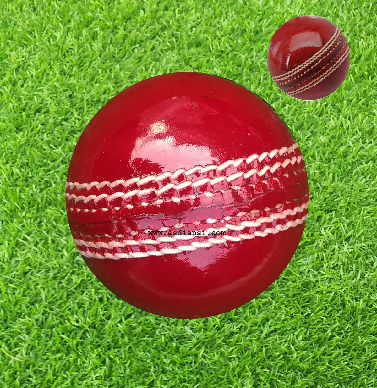 Custom Logo Cricket Ball Hand Stitched 50 Overs High Quality Leather Red White ball cow leather balls